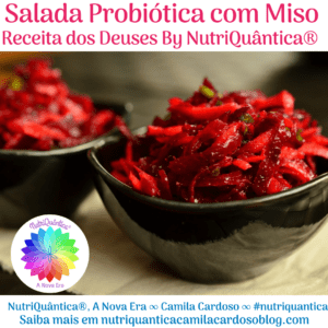 Salada Probiótica com Miso: o escudo da digestão by NutriQuântica®